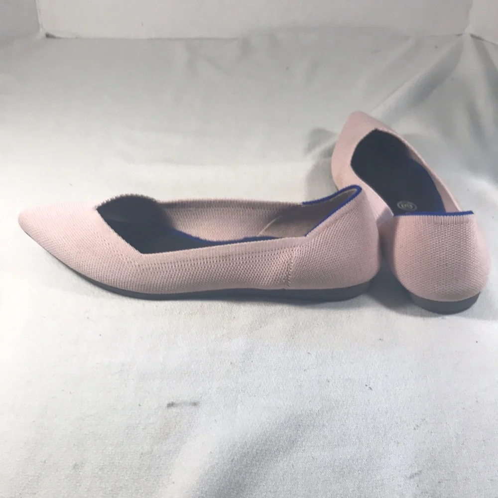 Rothy’s Women’s Petal Pink The Point Retired Knit Ballet Flats Size W7.5